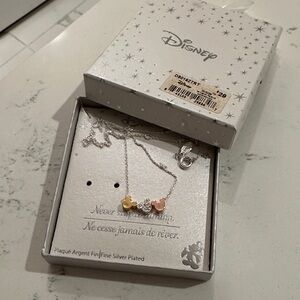 Disney Tri-Color Mickey Mouse Necklace